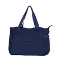 12o12 Women's Laptop Tote Bag 15.6 Inch, Water Resistant Work Tote with Laptop Compartment, Large Capacity Office Shoulder Handbag, Travel, Business, College, Teacher, Crossbody Strap (Navyblue)