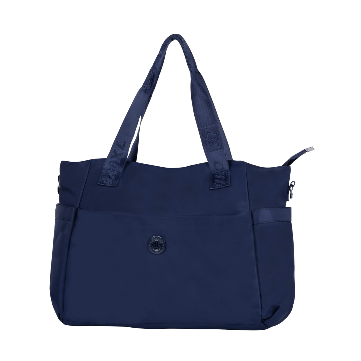 12o12 Women's Laptop Tote Bag 15.6 Inch, Water Resistant Work Tote with Laptop Compartment, Large Capacity Office Shoulder Handbag, Travel, Business, College, Teacher, Crossbody Strap (Navyblue)