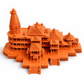 Abhimoments Ayodhya Ram Mandir 3D Printed Replica Model | Detailed Temple Miniature Statue | Premium PLA Architectural Collectible | Home Décor, Desk Display & Spiritual Gift