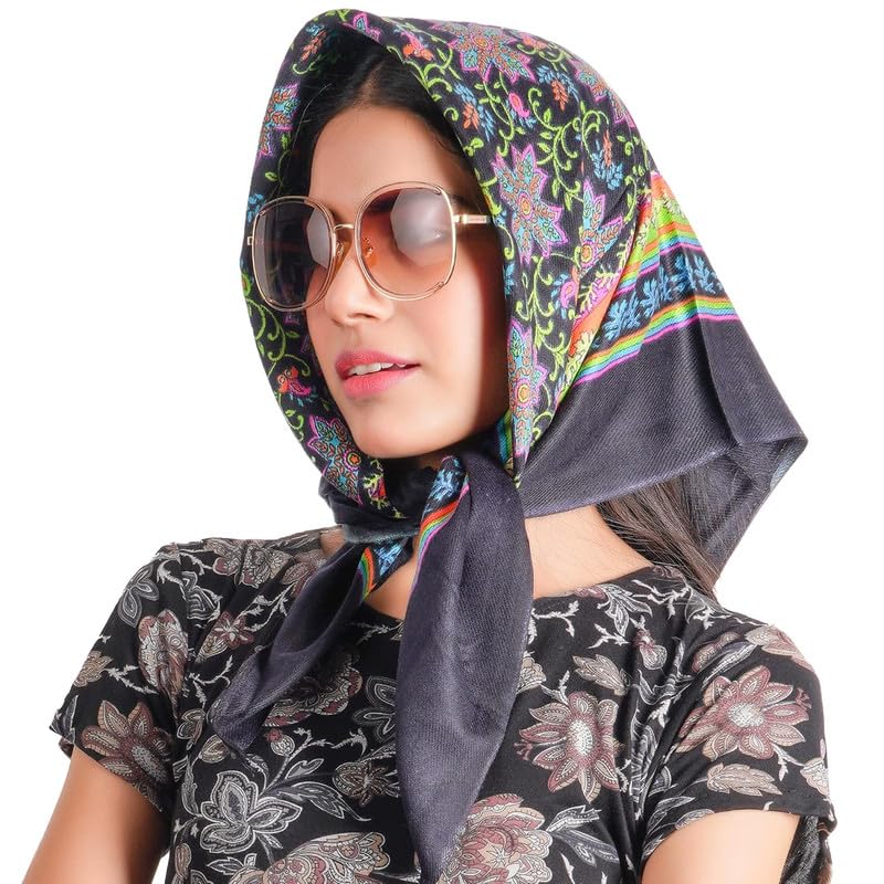 MIKONIKO Wool Women's Cold Weather Scarves & Wraps_Pack Of 1_Black