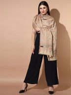 Pashmoda Women Zarif Woven Design Jamawar Shawl (Size 101X203 CM)