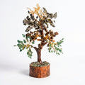 Money Magnet Crystal Tree with Pyrite, Tiger Eye, Citrine & Green Aventurine for Wealth, Abundance, Financial Growth, Success & Positive Energy | Vastu Decor for Home & Office