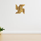 KridayKraft Ganesha Metal Statue,Ganpati Wall Hanging Sculpture,Metal Swastik Ganesha Murti Lucky for Home & Office,Religious Showpiec Gift idol on Diwali,Birthday,Wall Decorative Feng Shui Article...
