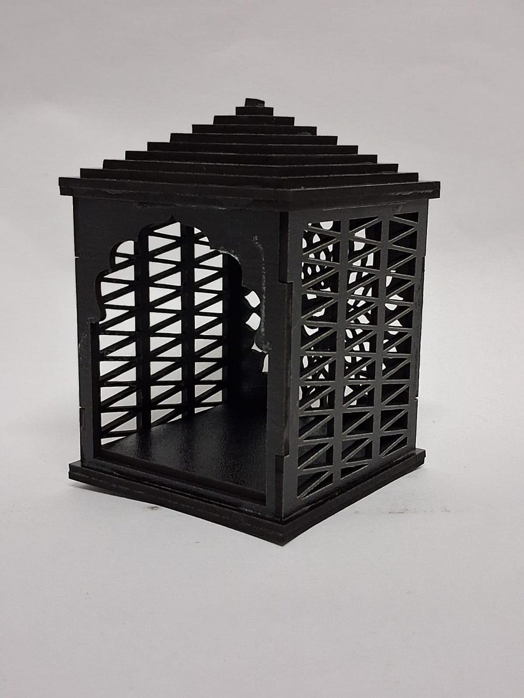 ATTRACTIVE CRAFT STORE MDF Temple for CAR Dashboard and Home Decor (Black)