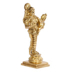 ARTVARKO Brass Lord Baby Krishna in the Lap of Mother Yashoda Idol Statue Temple Puja Office Home Décor Showpiece Gift 6 Inch.