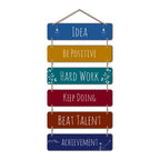 Artvibes Positive Quote Decorative Wall Hanging Ornaments | Quotes Decor Item | Wall Poster | Mdf Wall Decoration for Office | Wall Art Print | Inspirational Quotes | Gift Items (WH_3207N)