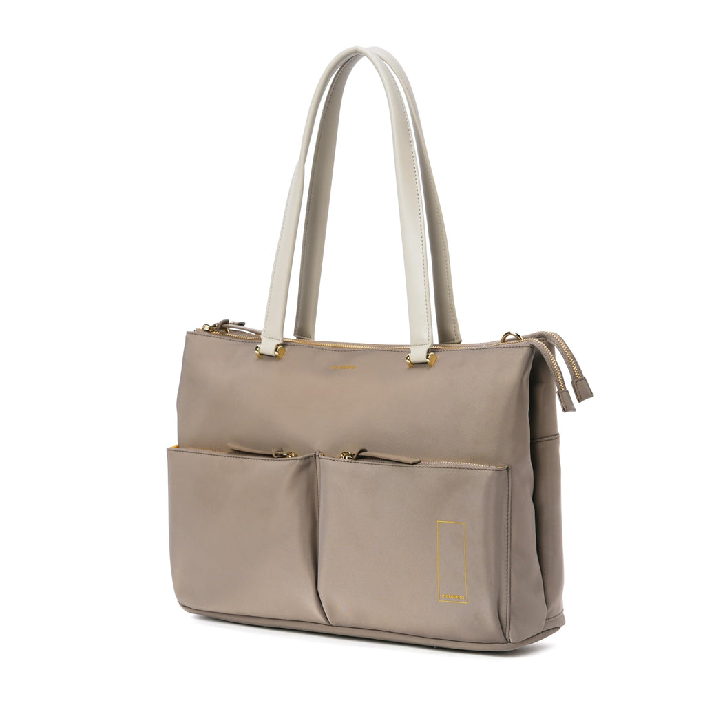 MOKOBARA Bliss Tote 12 5L Laptop Bag 15 6 Inch Office Travel Beige
