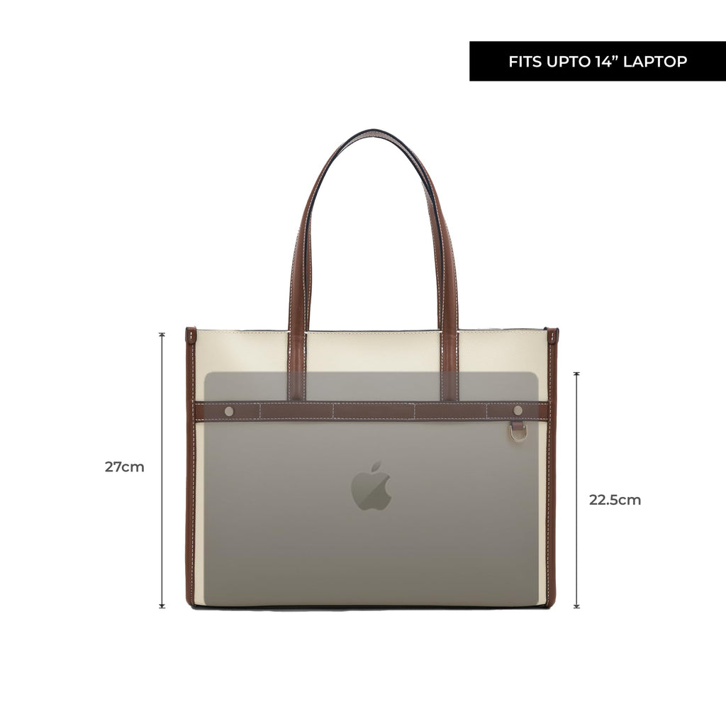 Miraggio Marcy 14 Tote Bag With Pouch