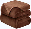 BSB HOME® Mink Blanket for Single Bed Ultrasoft & Lightweight Solid Blanket for Winter & Mild Winter Sofa, Couch - Single, 60x88 inches - 1.4 kg | Coffee Kafalo