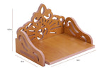 MS ENTERPRISE Wooden Singhasan Temple for God, Laddu Gopal Sinhasan for Pooja Mandir, Singhasan for Diwali, Durga Pooja, Navratri, Ganesh Chaturthi - Multicolor (5.5 * 6 * 8 Inch) (RED A)