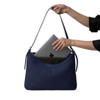 Eco Right Canvas Hand Bag for Women with Zipper | Shoulder Bags for Work, College & Travel | Crossbody Bag | Laptop Tote Bag for with compartment | Upto 14 Inch Laptop