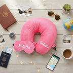 Xtrim Sleeping Eye Mask with Adjustable Strap, Pack of 2, Black