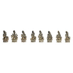ARTVARKO Brass Ashtalakshmi Laxmi Set of 8 Pcs Ashta Lakshmi Luxmi for Home Office Décor Gift 3 Inch