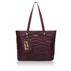 Lavie Luxe Women's Lucie Quilted Large 14 Inch Laptop Tote Handbag | Tote Bag for Work | Ladies Purse | Stylish Shoulder Bag | Gift for Women