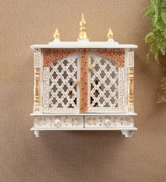 Kamdhenu art and craft Wooden Temple/Home Temple/Pooja Mandir/Pooja Mandap/Temple