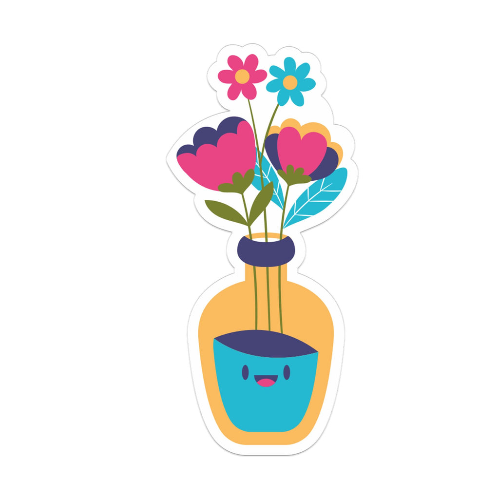 Artvibes Fridge Magnet Beautiful Flower Pot Deer Decorative Magnet for Refrigerator|Almirah|Washing Machine (RM_7003)