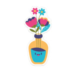 Artvibes Fridge Magnet Beautiful Flower Pot Deer Decorative Magnet for Refrigerator|Almirah|Washing Machine (RM_7003)