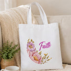 Adorvue Premium Reusable Inspirational Quote Art Tote Bag Stylish Eco-Friendly Cotton Handbags, Canvas Bags for College, Shopping, Office, Travel, Grocery Runs, Beach Day and Casual Outing Pack of 1