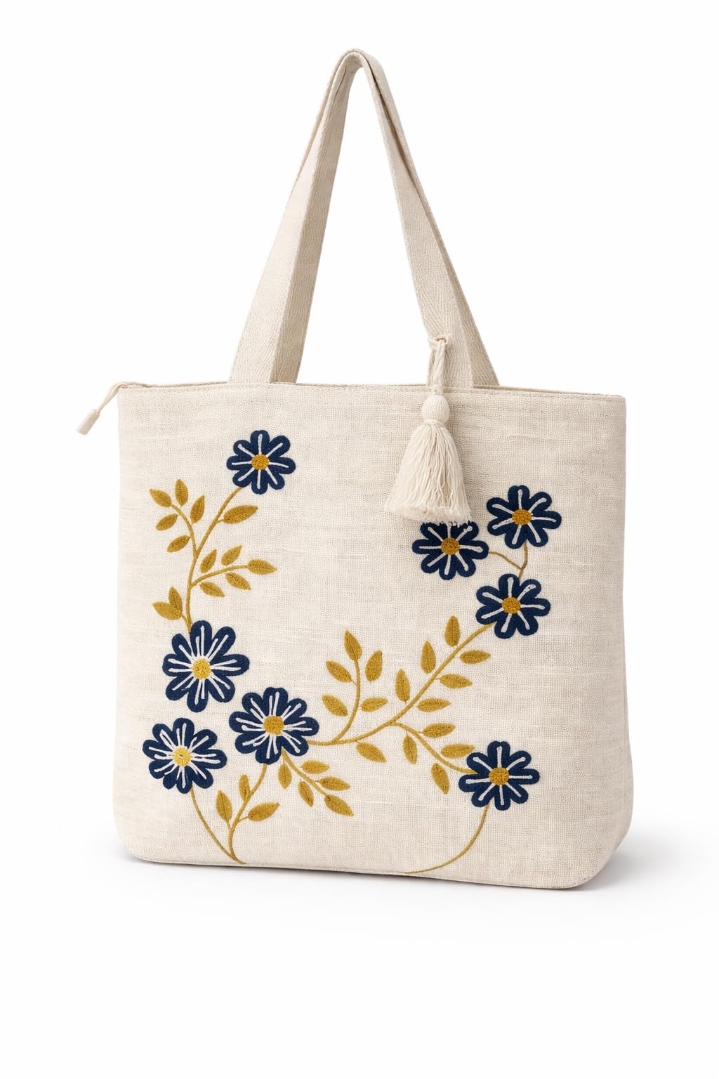 OLL OO LA LA BEAUTY Canvas Tote Bag for Women | Tote Bag | Pinterest Shoulder Bag | Cotton Shoulder Bag | Boho Tote Bags | Casual Daily Use Handbag for Office, College, Shopping & Travel - DGSN-12