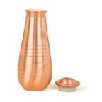 Isha Life Copper Water Bottle with Sadhguru Quote I 500ml