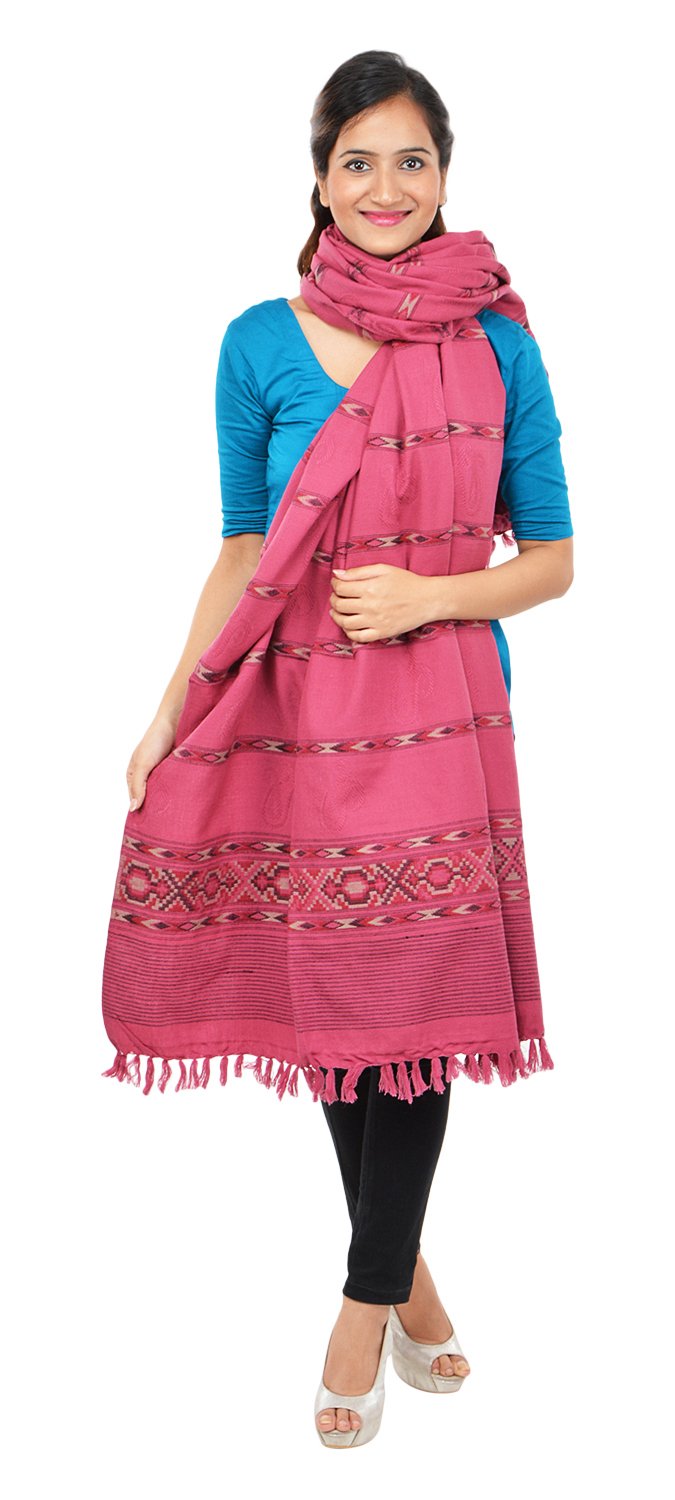 Handycraft Shawls Women's Woollen Shawl (Multi-Coloured)