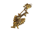 KridayKraft Metal Ganesha ji Statue,Ganpati Wall Hanging Sculpture Lord Ganesh Idol Lucky Feng Shui Wall Decor Your Home, Office,Religious Gift Article Decorative,Showpiece Figurines.