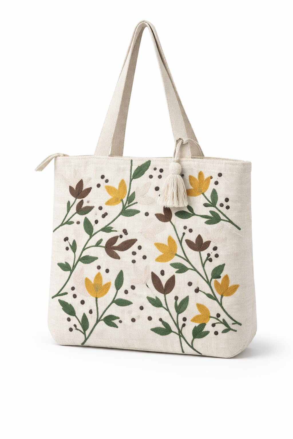OLL OO LA LA BEAUTY Canvas Tote Bag for Women | Tote Bag | Pinterest Shoulder Bag | Cotton Shoulder Bag | Boho Tote Bags | Casual Daily Use Handbag for Office, College, Shopping & Travel - DGSN-14