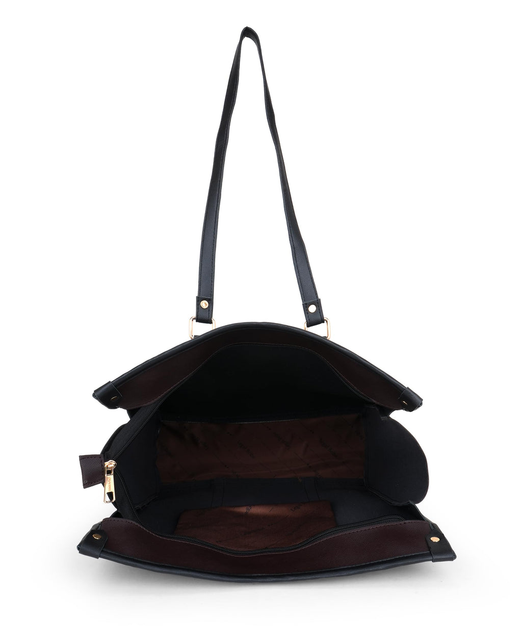 LEGAL BRIBE Stunning Tote Bag (Dark Brown)