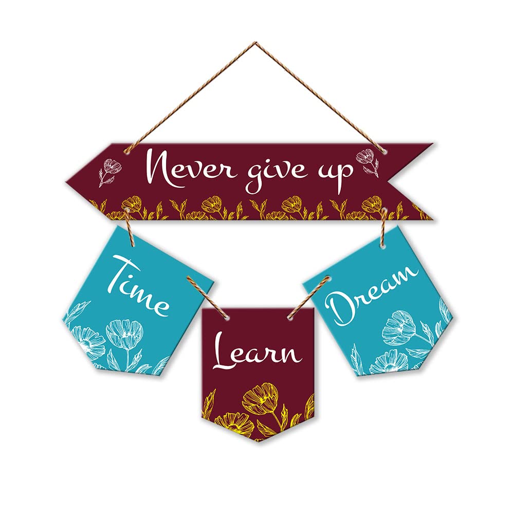 Artvibes Wall Hanging Home Decorative Wall Art for Living room | Bedroom | Gifts | Wall Hanger for Decoration | Modern Decor | Artwork | Wall Sculpture | Signs & PlaquesArt Print (WH_6429NR)