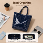 True 2 F Chic Oversized Handbag – Stylish & Spacious Handbag for Women & Girls | Office & College Use(Midnight Blue)