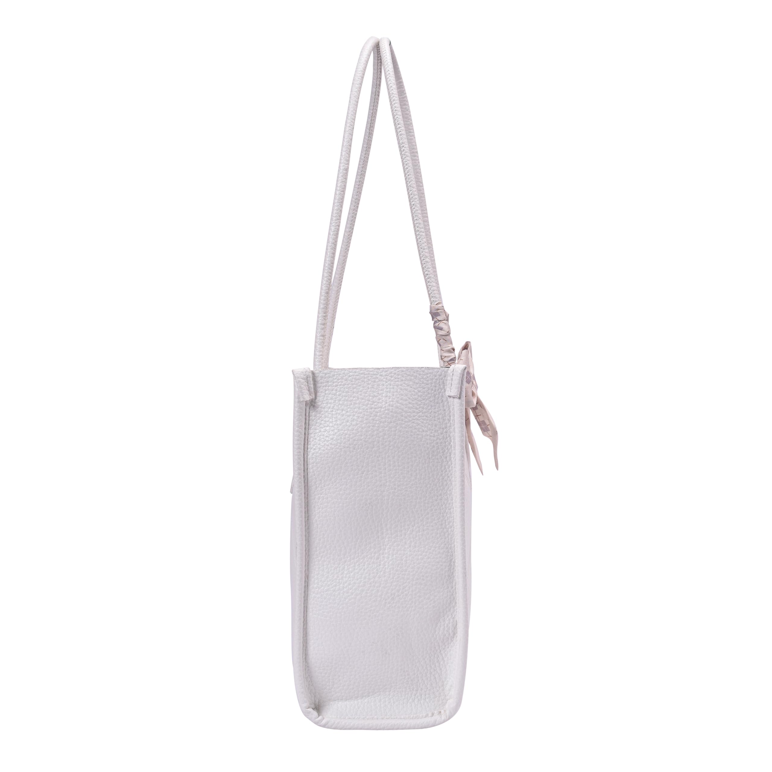 Lino Perros Womens White Tote Bag