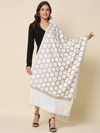 Pashmoda Women Shalimaar Embroidered Stole (Size 71X203 CM)