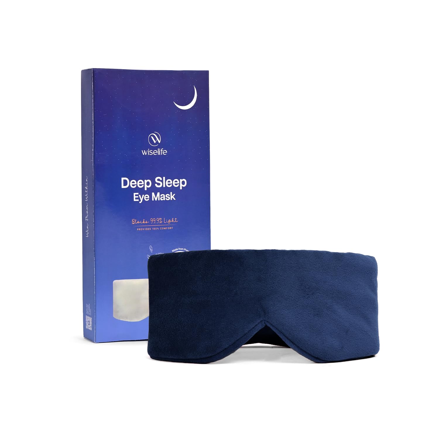 Kheoni Vetiver Eye Pillow Sleep Mask for Men & Women | Weighted Cotton Eye Mask with Adjustable Elastic Band | Natural Vetiver Aromatherapy Eye Pillow for Relaxation, Meditation, Yoga, Travel & Rest