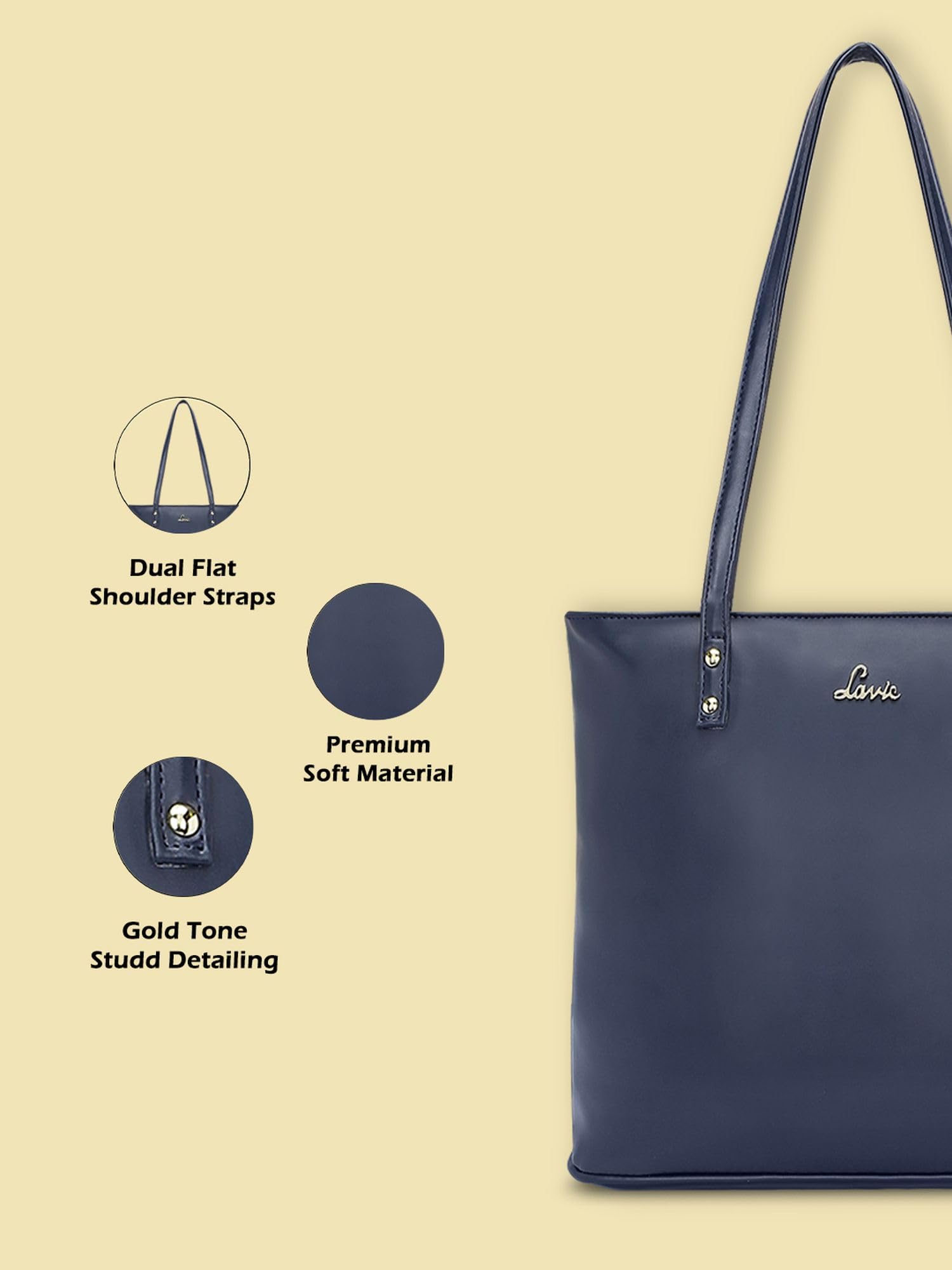 Lavie Pavo Women's Tote Bag (Blue, Navy)