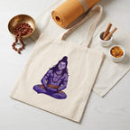 aurora trading Cotton Tote Bag with Sacred God Prints (1, SHIVAA)