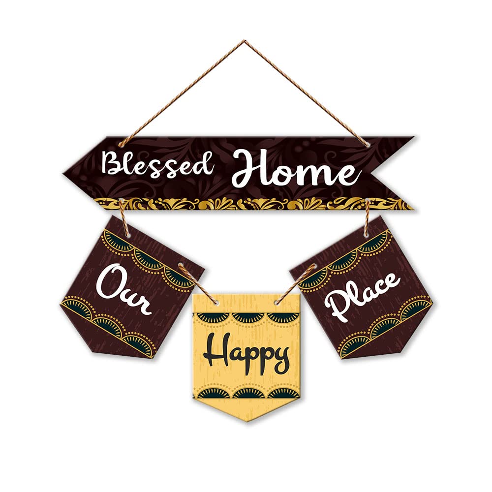 Artvibes Wall Hanging Home Decorative Wall Art for Living room | Bedroom | Gifts | Wall Hanger for Decoration | Modern Decor | Artwork | Wall Sculpture | Signs & PlaquesArt Print (WH_6418NR)