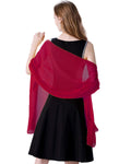 Soft Chiffon Scarve Shawls Wraps for Dresses Women Accessories