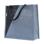 JUTEKA Multicolor jute bag for Lunch, Office, Grocery, Shopping with padded cotton handles
