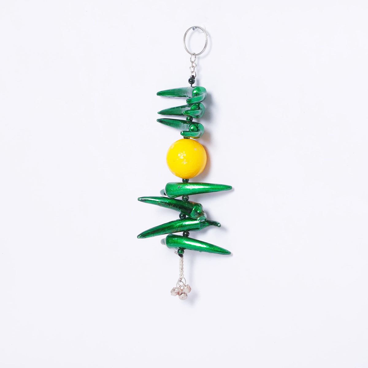 KridayKraft Metal Nazar Battu Nimbu Mirchi for Evil Eye Protection and Nazar Suraksha (Bad Eye), Suraksha Kawach Mask for Home,Office Wall & Door Hanging Decor Accessories,Feng Shui Vastu Showpiece.