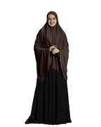 Mehar HIJAB'S MUSLIM MODEST WOMEN'S STYLISH ZAKIA HIJAB (Cocco, XX-Large)