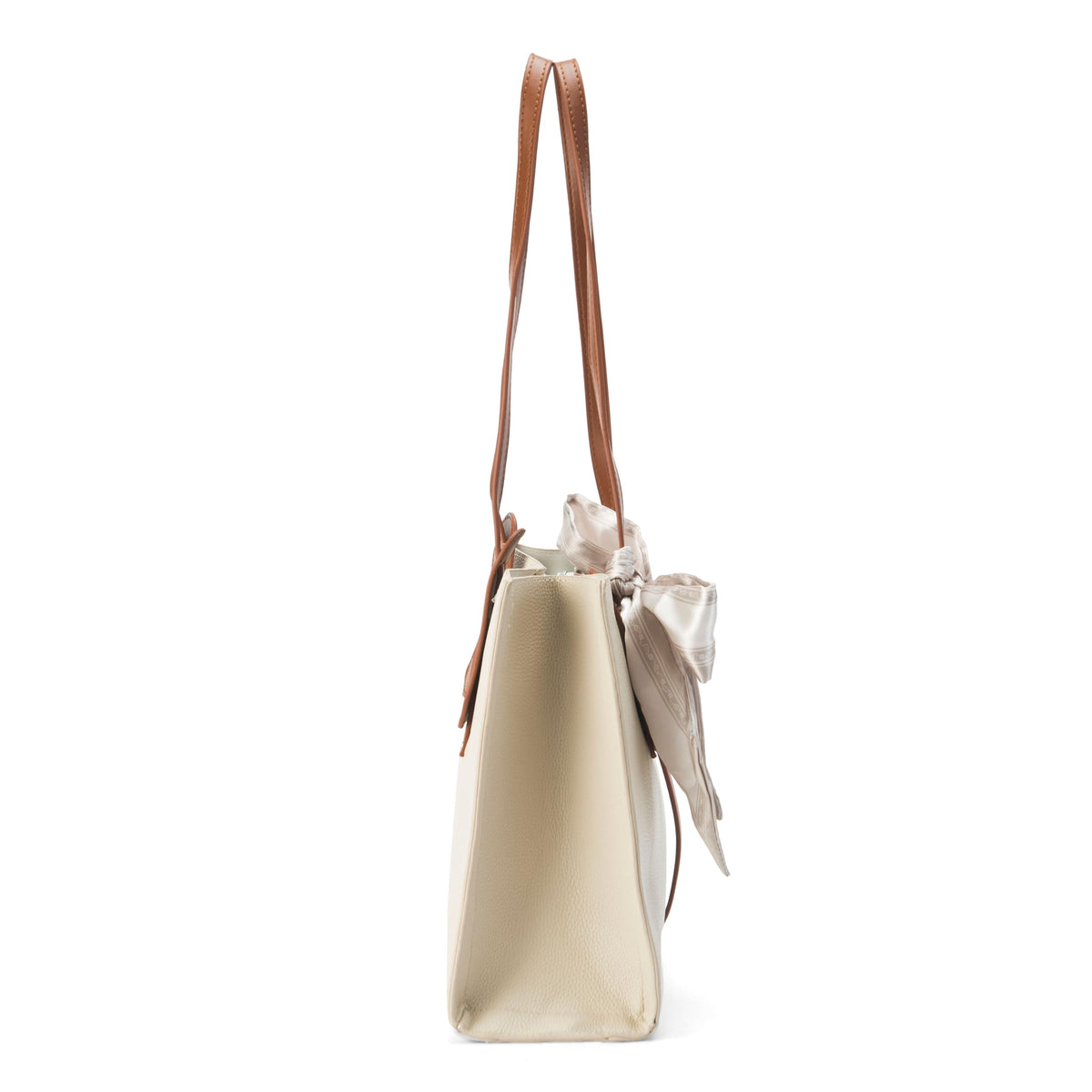 Lino Perros Womens Avril Daily Off-White Tote Bag