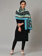 Aurelia Dark red Yarn Dyed Shawl for Women (Size: Free Size)-24NOA80052-703618