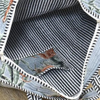 Yda fashion Handmade Quilted Cotton Tote Bag – Large Travel Shoulder Bag with Pockets, Lightweight & Durable – Stylish Printed Handbag for Daily uses (Pack of 2) (Multicolor6)
