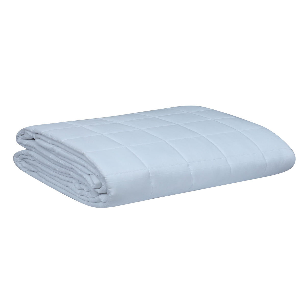 Mysasleep Weighted Blanket - Cooling Breathable Microfiber with Premium Glass Beads (White 60 x 80 20 LB) Kafalo
