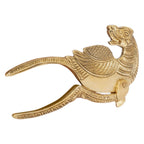ARTVARKO Brass Yali Nut Supari Cutter/Sudi/Sarota Cracker Akhrot/Walnut Sudi & Adkitta 5 Inch Gold Color 120 Gram