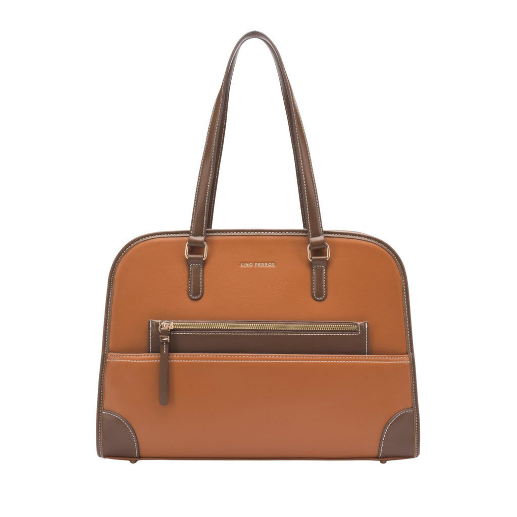 Lino Perros Avril Jenna Tan Tote Bag