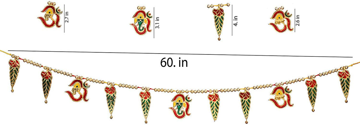 Prince Home Decor & Gifts Metal Door Toran Hanging Bells for Home Décor and Gift Purpose (120X12 cm)