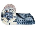 VAS COLLECTIONS Premium Soft Mink Blanket | 650 GSM Heavy Winter Plush Fleece Blanket for Double Bed | Ultra-Soft, Warm & Cozy | 3100g Thick Blanket | 210 x 220 cm | Blue Kafalo