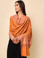 Pashmoda Women Firoza Woven Design Jamawar Shawl (Size 101X203 CM)