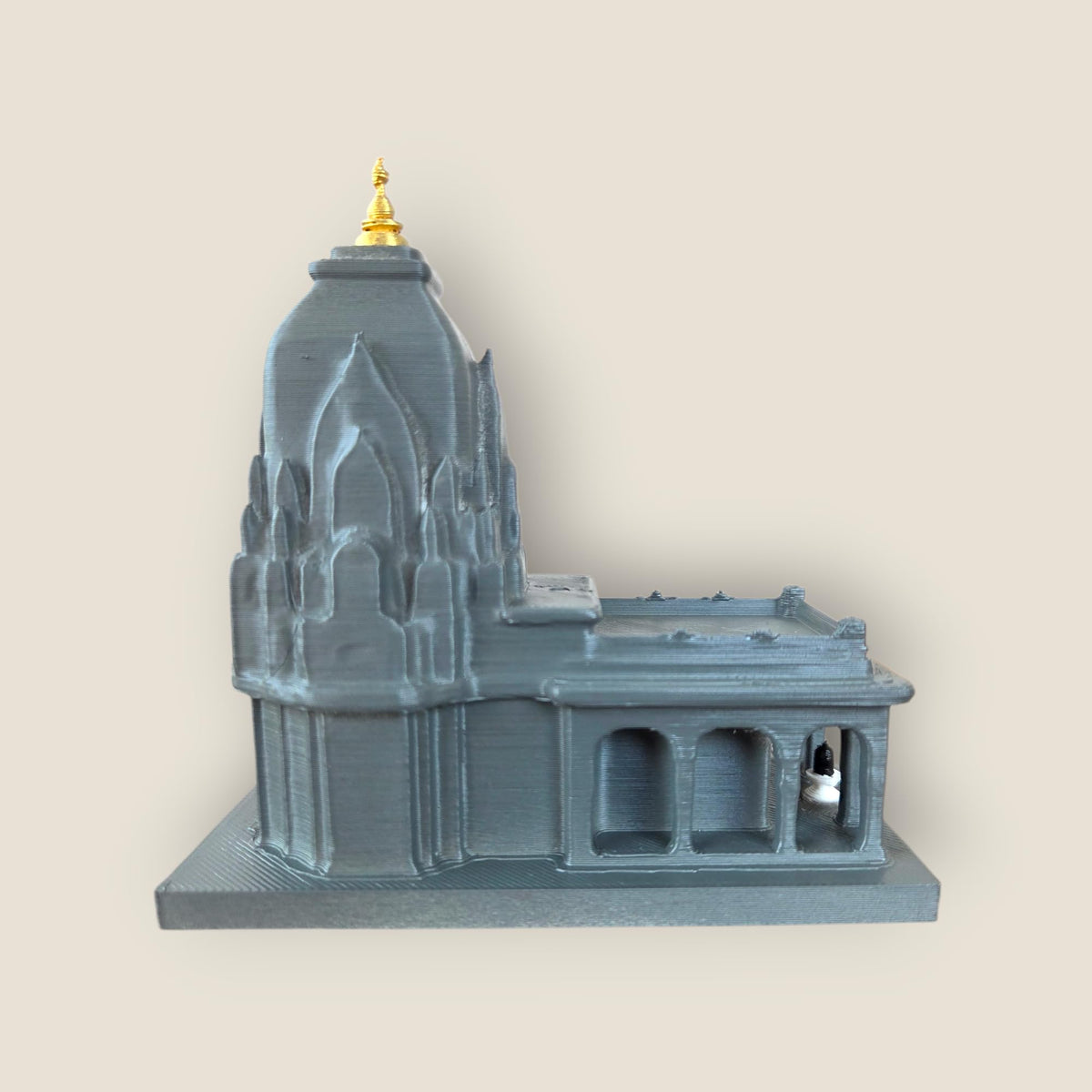 DevaDarshan Bhimashankar Jyotirling Miniature Temple | Eco-Friendly Lord Shiva Idol for Puja Room, Meditation & Devotional Décor